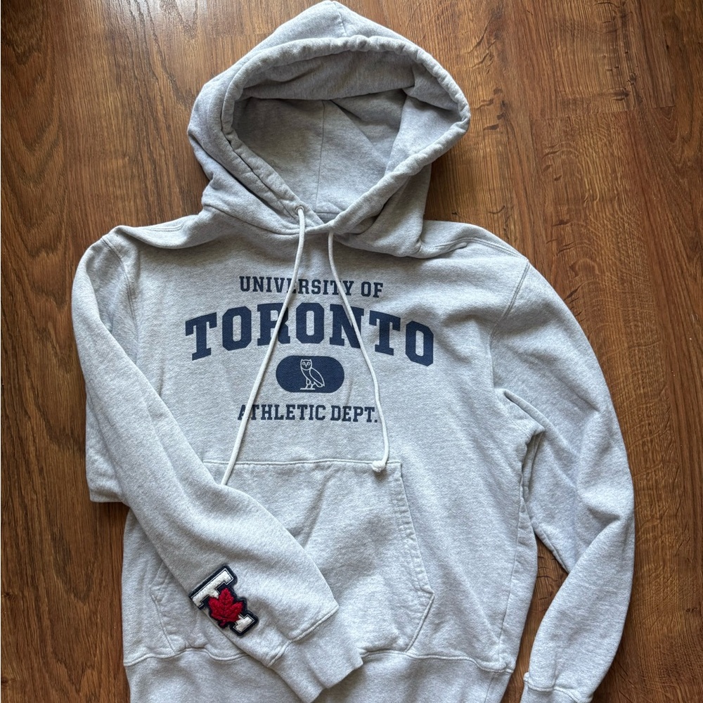 OVO University of Toronto Athletic Dept. Gray Hoodie - Picture 2 of 3